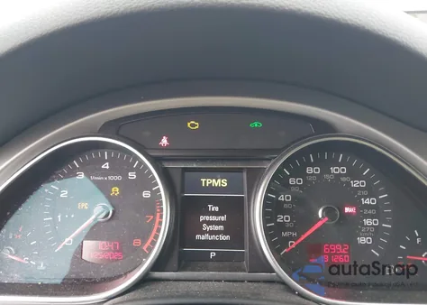 2011 Audi Q7 3.0T S Line Prestige from USA, damaged, VIN WA1DGAFE0BD009325